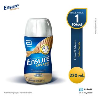 Ensure Advance Líquido Vainilla - Frasco 220 ML