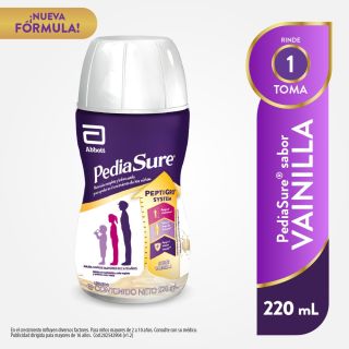 Pediasure Sabor Vainilla - Frasco 220 ML