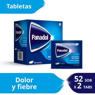 Panadol Adultos 500 Mg - Sobre 2 UN
