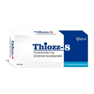 Thiozz-8 8mg Comprimido bucodispensable - Caja 10 UN