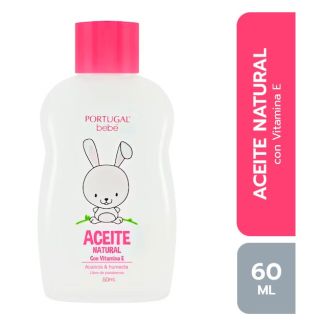 Portugal Bebé Aceite Natural - Frasco 60 ML