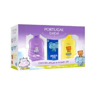 Tripack Estuche Portugal Bebé Colonia + Sinestal + Shampoo - Caja 3 UN