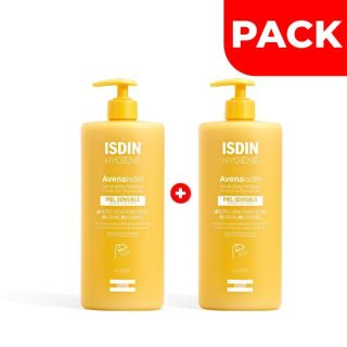Dúo Pack Gel de Baño Protector Isdin Avena Piel Sensible - Frasco 750 Ml