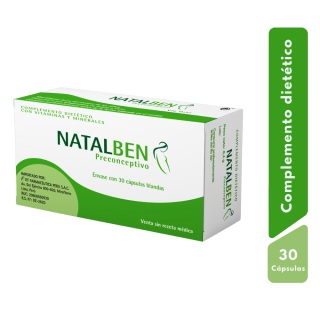 Natalben Preconceptivo Cápsulas - Caja 30 UN