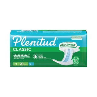 Pañal Plenitud Classic Talla P/M - Bolsa 20 UN
