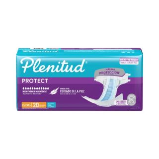 Pañal Plenitud Protect Talla G/XG - Bolsa 20 UN