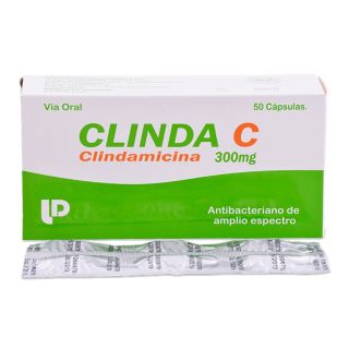 Clinda C 300mg Cápsulas - Blíster 10 UN