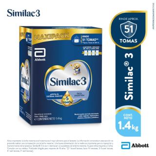 Similac 3 con mezcla de 5HMOs Maxipack - Caja 1.4kg
