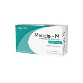 Mericle Xr 2 Mg + 500 Mg Cápsulas - Caja 30 UN