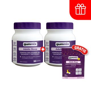 Dúo Pack Gummix Gomitas Para Dormir Adultos - Frasco 90 UN