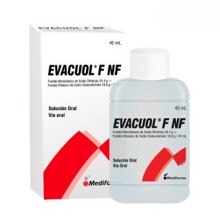 Evacuol F Nf 24.4g + 10.8g/45mL Solución Oral - Frasco 45 ML