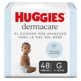 Pañales Huggies Dermacare Talla G 48 UN