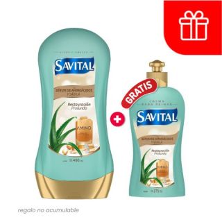Savital Acondicionador Aminoácidos y Sábila - Frasco 490 ML