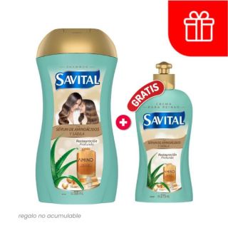 Savital Shampoo Sérum de Aminoácidos y Sábila - Frasco 510 ML