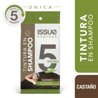 Tintura Permanente Shampoo Color Castaño Issue Express 5 Min - Sarchet 25 ML