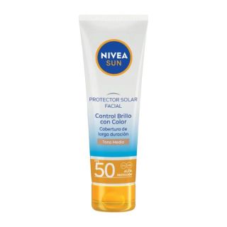 Protector Solar Nivea Sun Control Brillo con color - Frasco 50 Ml