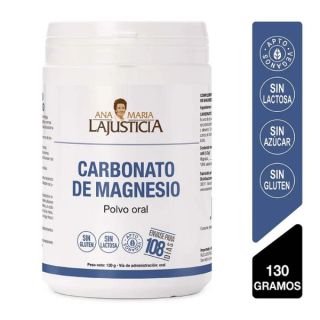 Polvo Carbonato De Magnesio - Pote 130 Gr