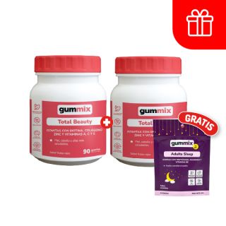 Dúo Pack Gummix Gomitas Total Beauty - Frasco 90 UN