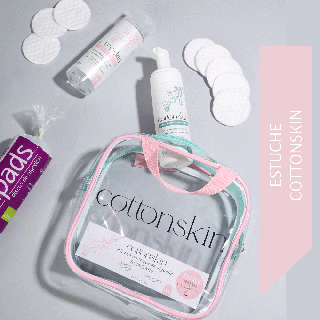 Pack Estuche CottonSkin Espuma 160 ML + Micelar 200 ML + Pads Algodón 70 UN