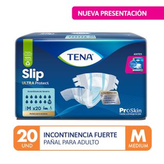 Pañales Tena Slip Ultra Protect Talla M - Bolsa 20 UN