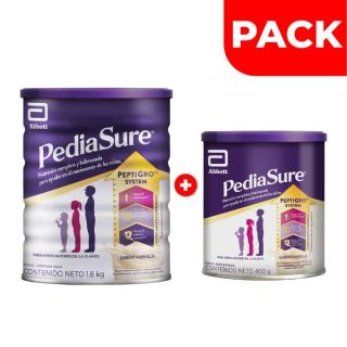 Pack Pediasure Triplesure Vainilla 1.6 Kg + Vainilla 400 G - 2 UN