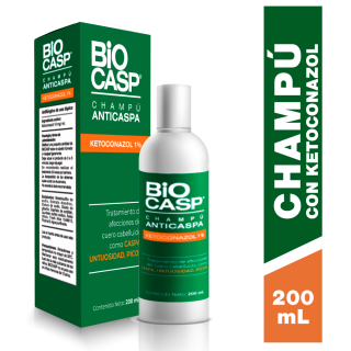 Biocasp 1% Champú Anticaspa - Frasco 200 ML