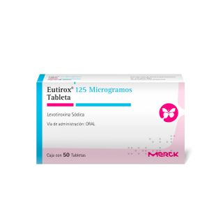 Eutirox 125mcg NF Tableta - Caja 50 UN