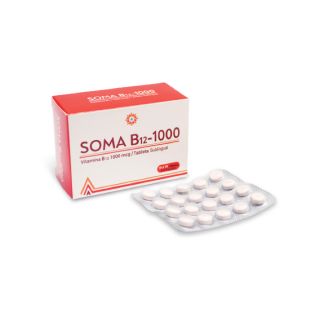 Soma B 12 - 1000 Mcg Tableta Sublingual - Blíster 10 UN