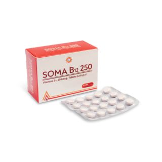 Soma B 12 250 Mcg Tabletas Sublingual - Blíster 10 UN