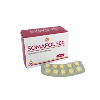 Somafol 500 / O,5 Mg Tabletas - Blíster10 UN