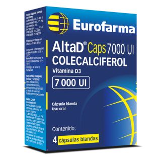Altad 70000 UI - Caja 4 Cápsulas Blandas