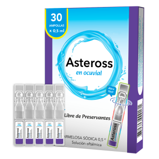 Asteross 0.5% en Ocuvial - Solución Oftálmica - Caja 30 UN