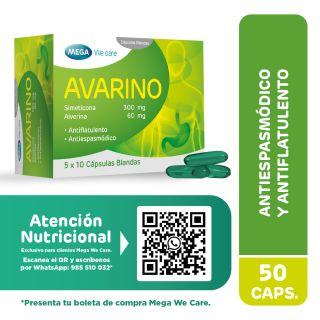 Avarino Cápsulas Blanda - Caja 50 UN