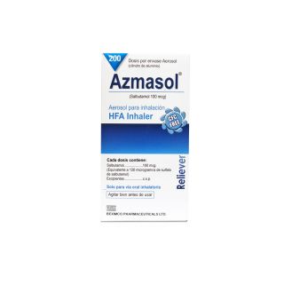 Azmasol 100mcg Aerosol para Inhalación - Frasco 200 Dss