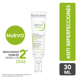 Bioderma Sebium Kerato+ Gel Crema Anti-imperfecciones - Frasco 30 ML