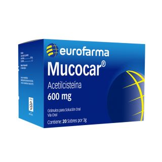 Mucocar 600Mg - Caja 20 Sobres