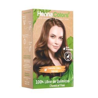 Tinte Castaño Claro 100% Natural - Caja 60 G