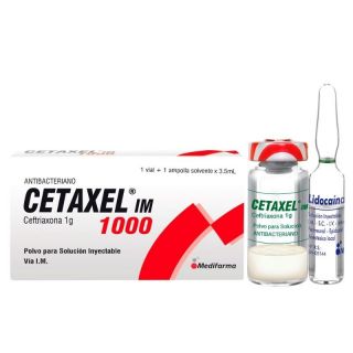 Cetaxel IM 1000 Inyectable - Caja 1 UN