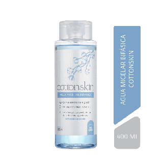 CottonSkin Agua Micelar Bifásica - Frasco 400 ML