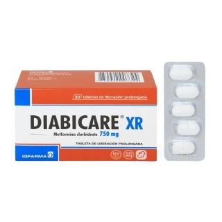 Diabicare XR 750 Mg - Caja 30 UN