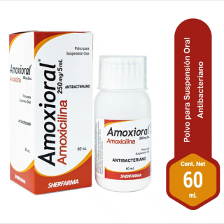 Amoxioral 250 Mg Suspensión Oral - Frasco 60 ML