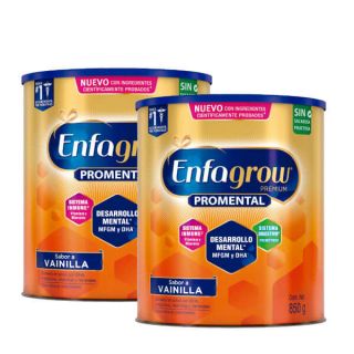 Pack Enfagrow Premium Sabor Vainilla DHA - Lata 850 G