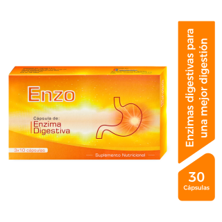 Enzo Cápsulas De Enzimas Digestivas - Caja 30 UN