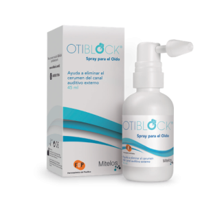 Otiblock Spray Para El Cerumen Del Oido - Tubo 45 ML