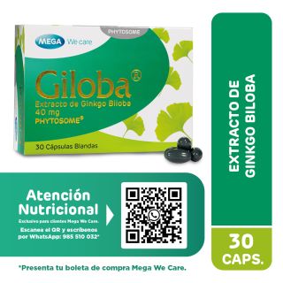 Giloba Phytosome 40 Mg Cápsula Blanda - Caja 30 UN