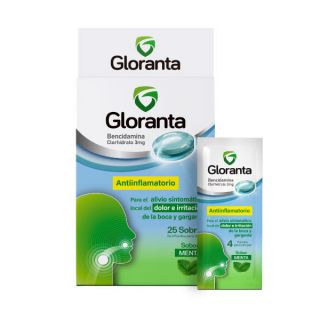 Caramelo Gloranta  sabor Menta - Sobre 1 UN