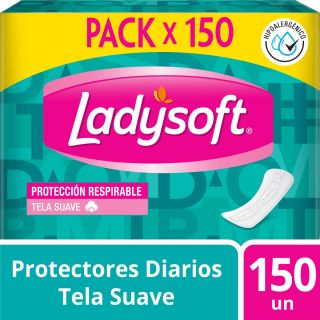 Ladysoft Protectores Diarios - Caja 150 UN