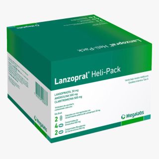 Lanzopral Heli-Pack Cápsula de liberación retardada - Caja 14 UN