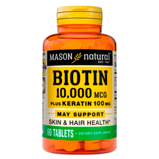 Biotina 10,000 Plus Keratina 100 Mg - Frasco 60 UN