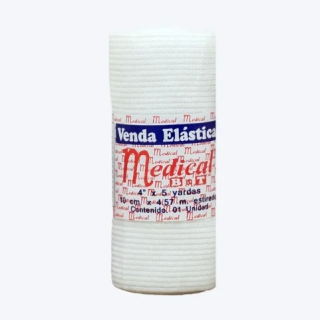 Venda Elástica Medical B&T 4 X 5 Yardas - 1 UN